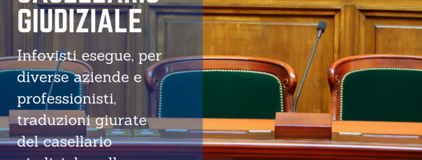 casellario giudiziale