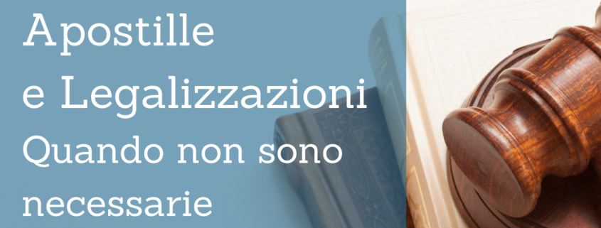 apostille legalizzazione documenti