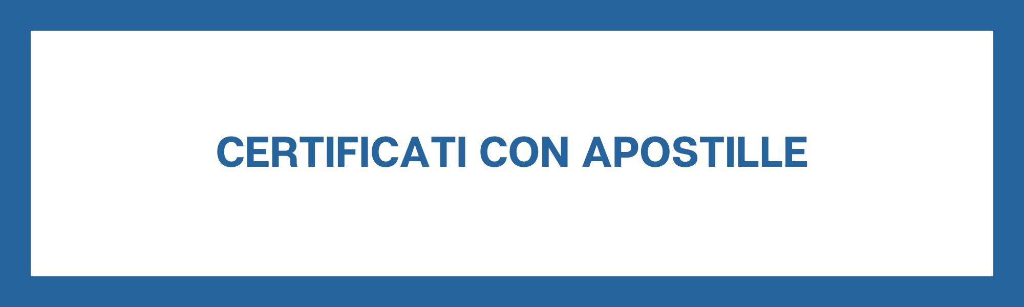3 certificati apostille