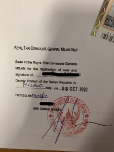 Legalizzazione Documenti Thailandia Legalizzazione Documenti Thailandia